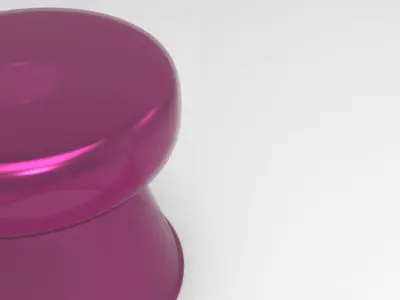 Friday Side Table Low-poly 3D model