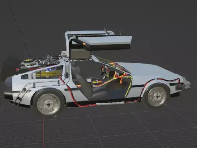 Delorian 12  3D model