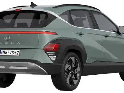 Hyundai Kona 2024 3D model