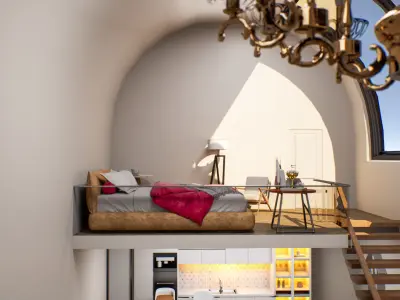 Loft Interior 3D model
