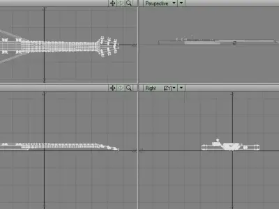 Guitar Electric - Type 2 3D model