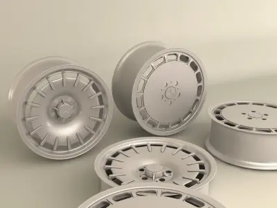 Mercedes Benz Classic Wheels Collection 3D model