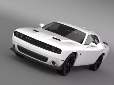 Dodge Challenger RT Scat Pack LC 2015 3D model