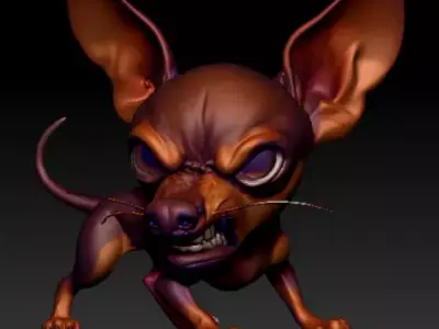 dogs 3d model 3D model