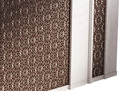 Decorative Wall panel  60 3D model