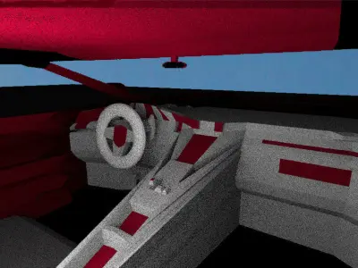 Supercar Senza 980X Low-poly 3D model