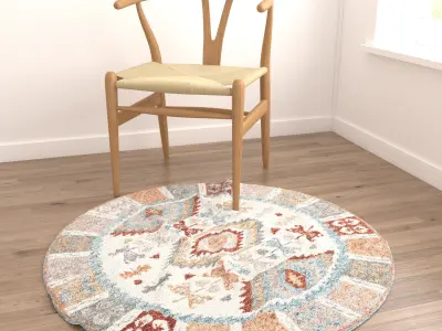 Rugs No 1002 Low-poly 3D model