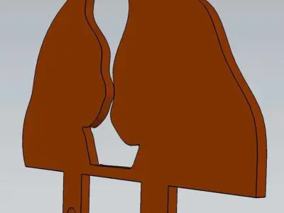 Wonderful Artificial Cats Home and Garden Outdoor Lawn Decor 3D model