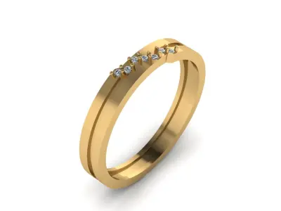 Jewelry Ring 3D print model 24