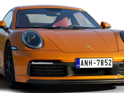 Porsche 911 Carrera S 2019 3D model by zifir3d