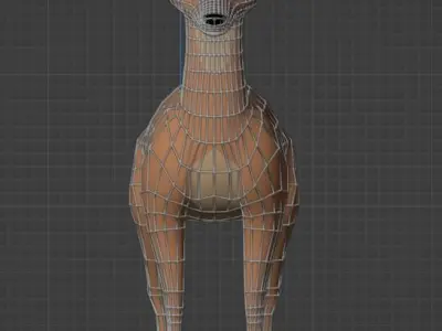 Adult Faline Model 3D model