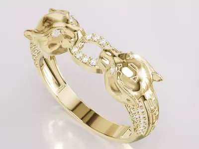 Jewelry Diamond Ring Model RG89 Free 3D print model