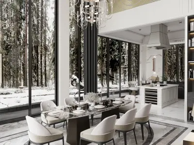 Duplex Modern Luxury 3D model