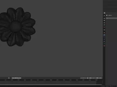 Pearl Center Daisy Ornament  3D print model