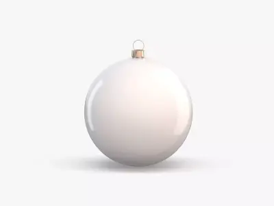 Christmas Ball Low-poly 3D model