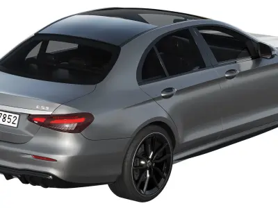 Mercedes-Benz E53 AMG sedan 2021 3D model