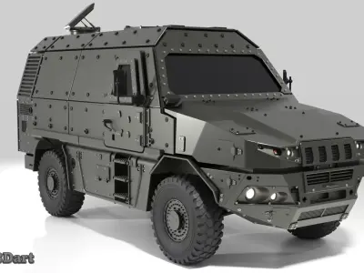 GFF4 GRYZZLY  3D print model