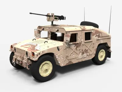 Humvee 3D print model