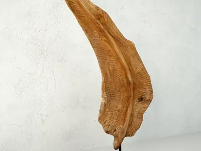 Decorative Leaf Shaped Stand Decor 3D model