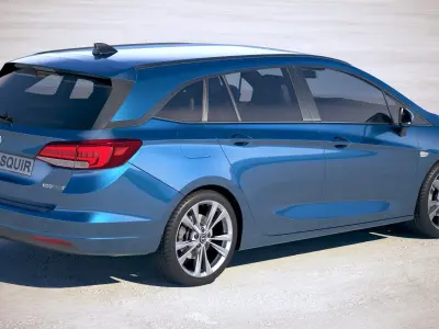 Opel Astra Sports Tourer 2020 3D model