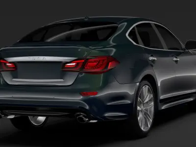 Nissan Fuga Sport 2018 3D model