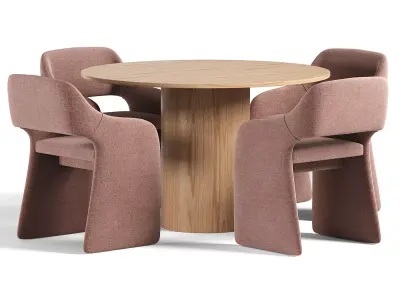 Chair E7 6 By Ellipse And Type Dining Chair 3D model