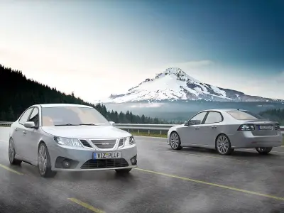 Safe city car 3D model