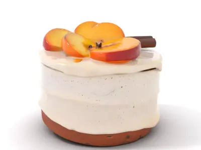 Delicious Cake Dessert model pack Low-poly 3D model