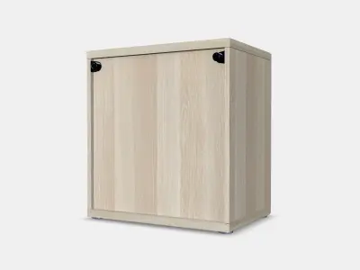 BESTA Shelf unit with glass door 13 3D model