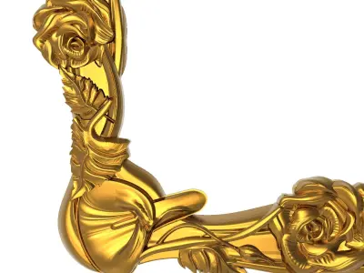 carved frame  3D model shop