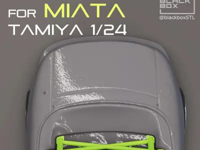 MAZDA MIATA ROLLCAGE For TAMIYA 1-24th MODELKIT 3D print model