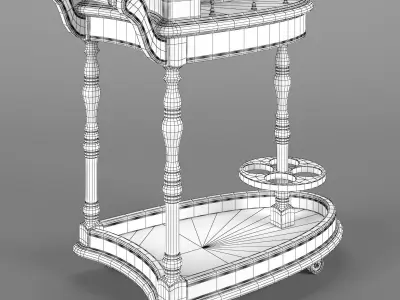2650200 230-1 Carpenter Dining cart 3D model