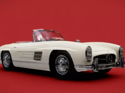 Mercedes Benz SL300 roadster 3D model