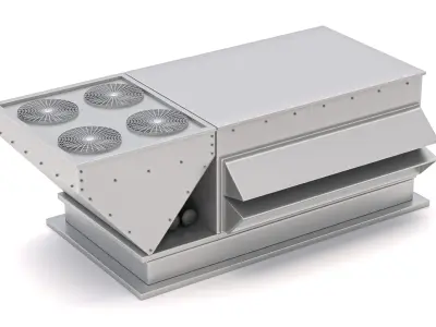 Air Conditioning Unit v4 3D model