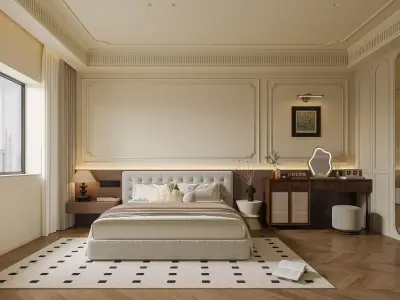 Bedroom interior 119 3D model