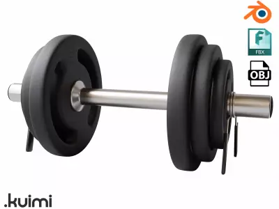 Gym Dumbbell 001 3D model
