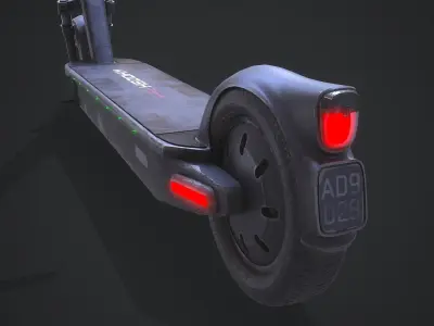 Electric Scooter Whoosh 3D model