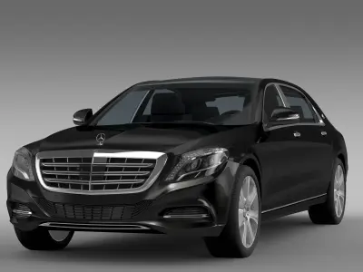 Mercedes Maybach Guard S600 X222 2016 3D model