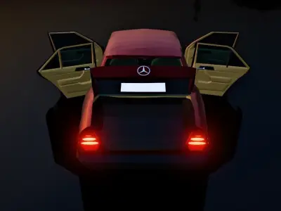 Mercedes Benz W124  Free 3D model