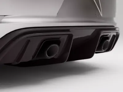 porsche cayman gt4 Low-poly 3D model