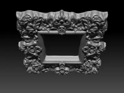 Bas relief Frame 240506 12 3D print model