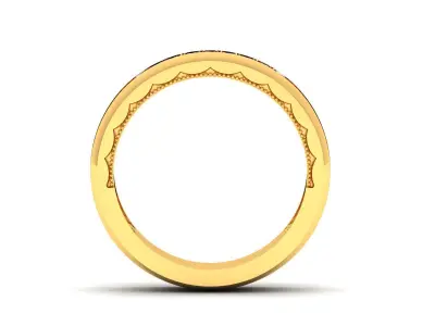 Solitaire Women Engagement Wedding Ring 3dm Render Detail 3D print model
