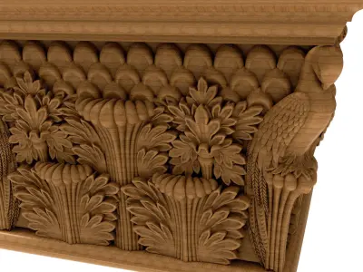 Column Capital 3D Model 3D model