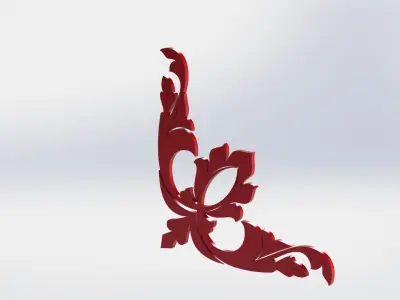 Ornament - Design L1 Low-poly 3D model