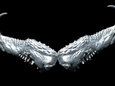  Lizard Horns  3D model