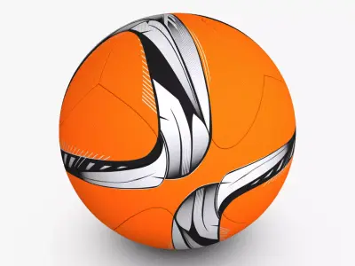 Soccer Ball Adidas Conext15 3d Model Low-poly 3D model