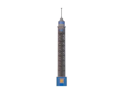 Cairo Tower 3D model