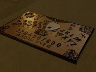 Ouija Board Low-poly 3D model