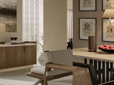 Living  Kitchen Collection 1 of Titan 6 - 4 Models 3D model
