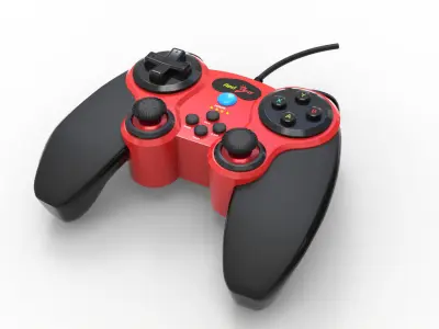 GAME JOYSTIC Low-poly 3D model